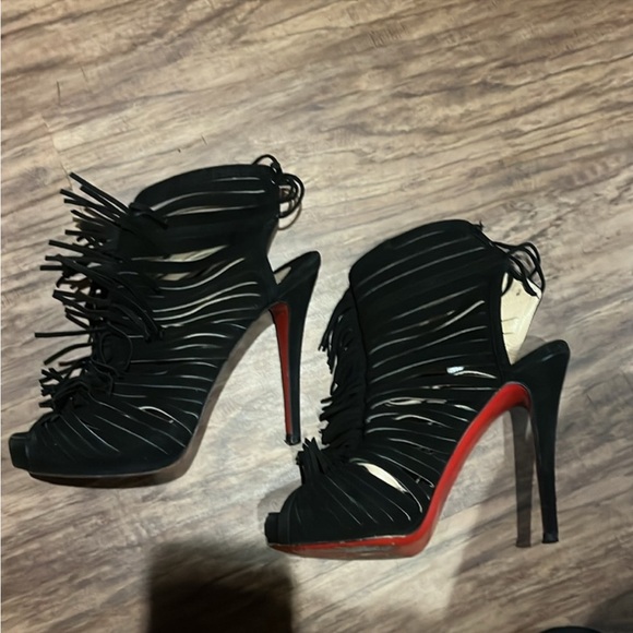 Christian Louboutin Fringe Heels - Picture 3 of 6